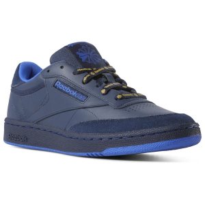 Reebok Club C 85 Turnschuhe Herren - Blau/Orange - DE 041-LJD